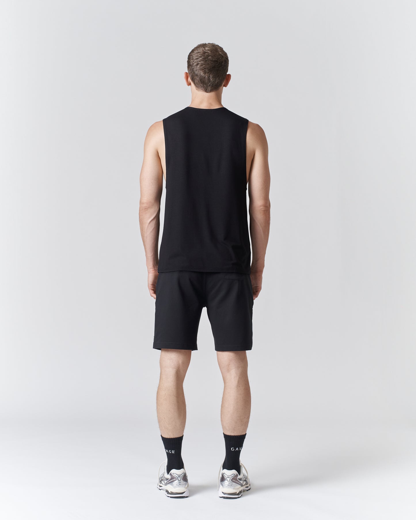 T-SHIRT SANS MANCHES NOIR IBIZA