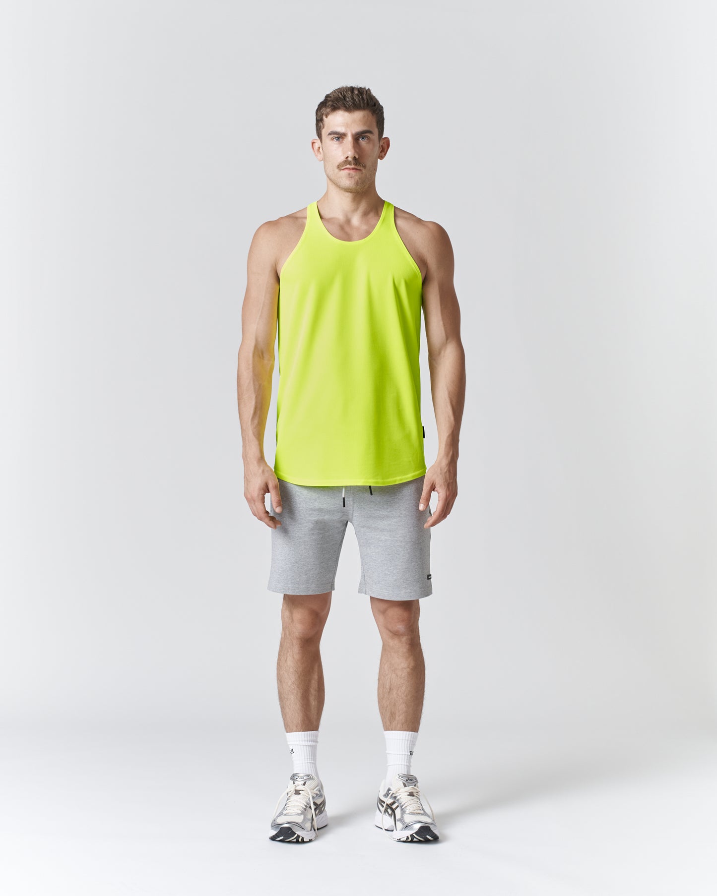 CAMISETA DE TIRANTES MÁLAGA AMARILLO NEÓN