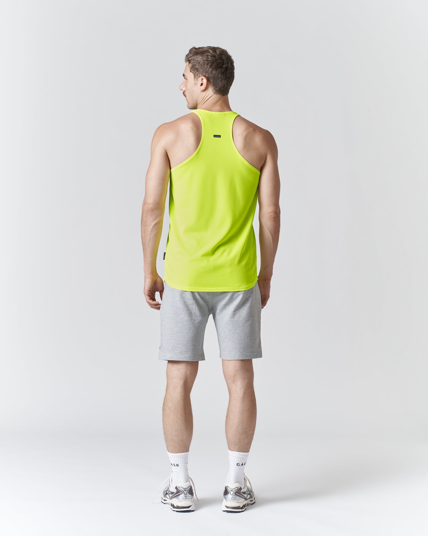 CAMISETA DE TIRANTES MÁLAGA AMARILLO NEÓN