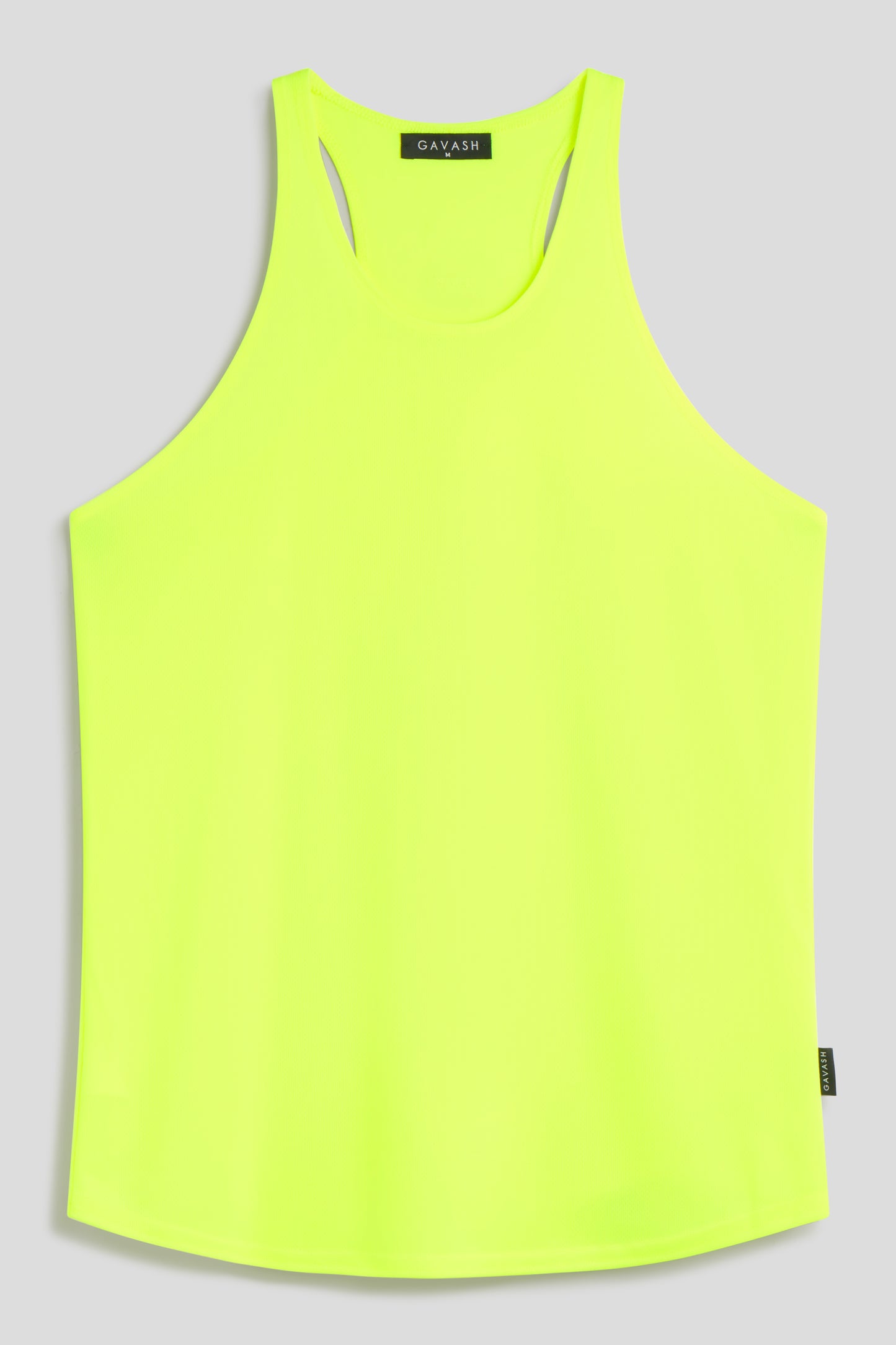 CAMISETA DE TIRANTES MÁLAGA AMARILLO NEÓN