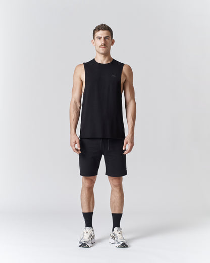 T-SHIRT SANS MANCHES NOIR IBIZA