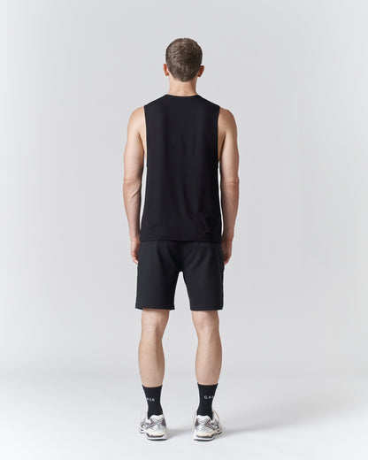 T-SHIRT SANS MANCHES NOIR IBIZA