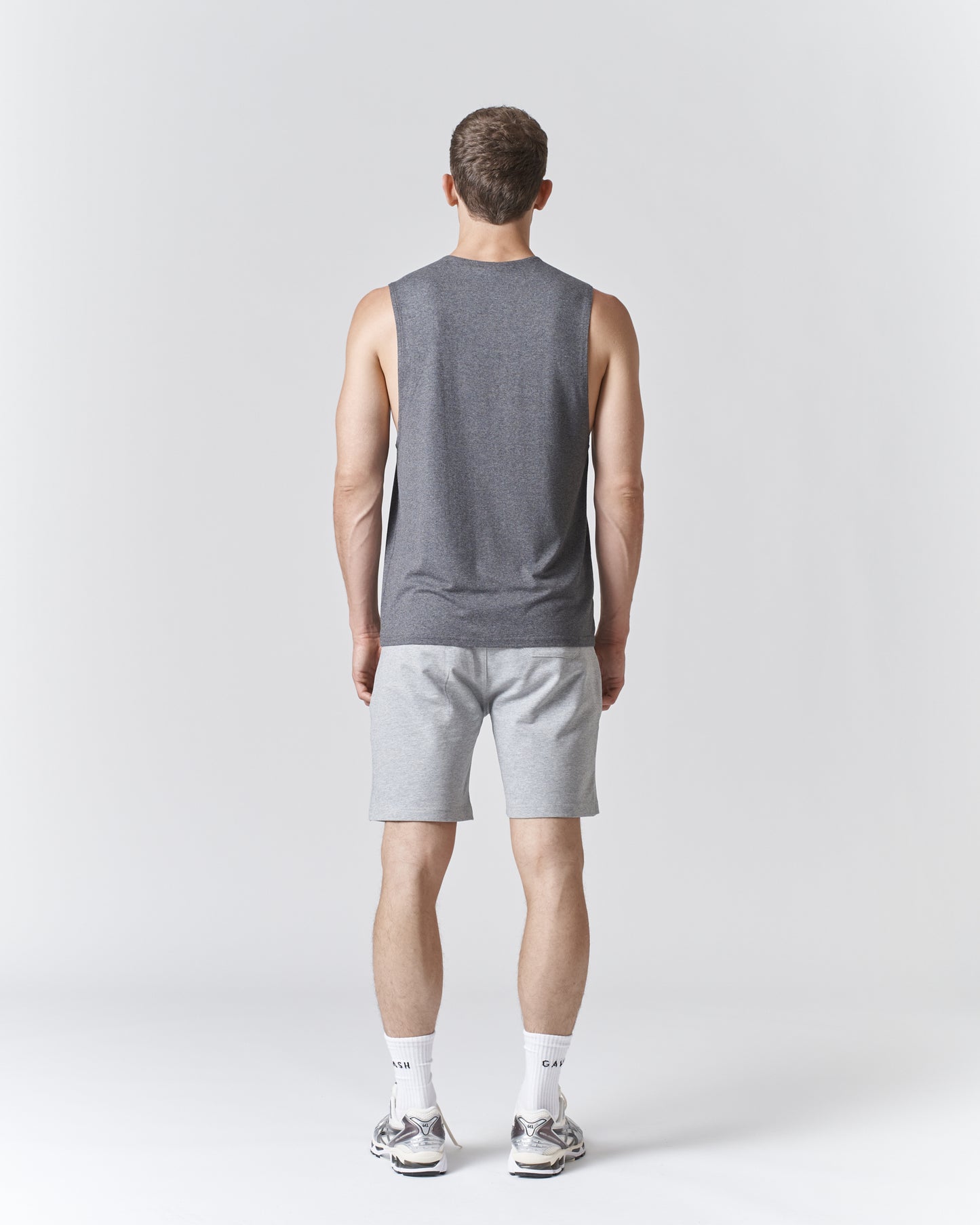 T-SHIRT SANS MANCHES GRIS IBIZA