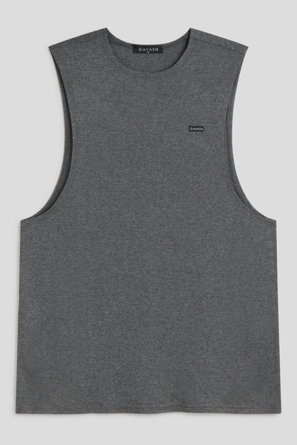 T-SHIRT SANS MANCHES GRIS IBIZA
