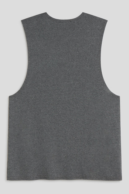 T-SHIRT SANS MANCHES GRIS IBIZA