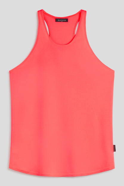 MALAGA CORAL NEON TANK TOP
