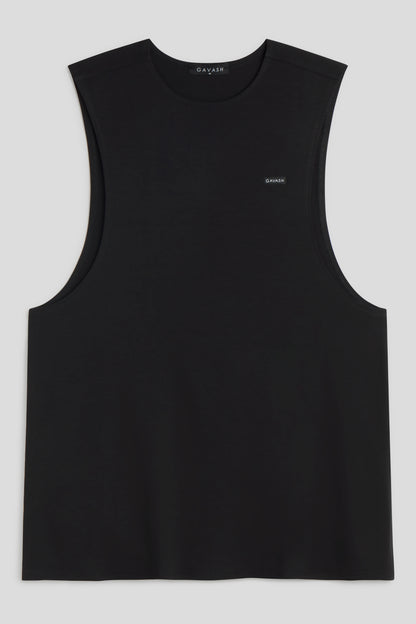 T-SHIRT SANS MANCHES NOIR IBIZA